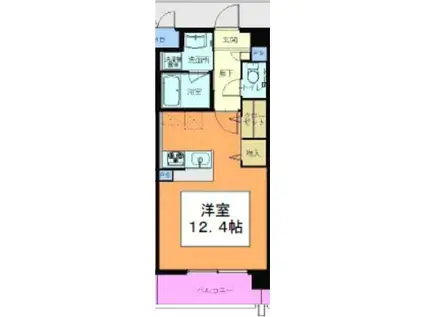 マメゾン(ワンルーム/2階)の間取り写真