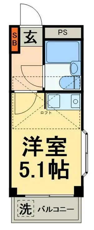 ロフティー北習志野 2階階 間取り