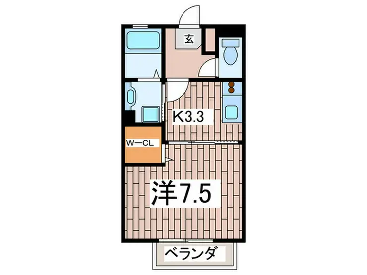ラフォンテ富岡 1階階 間取り