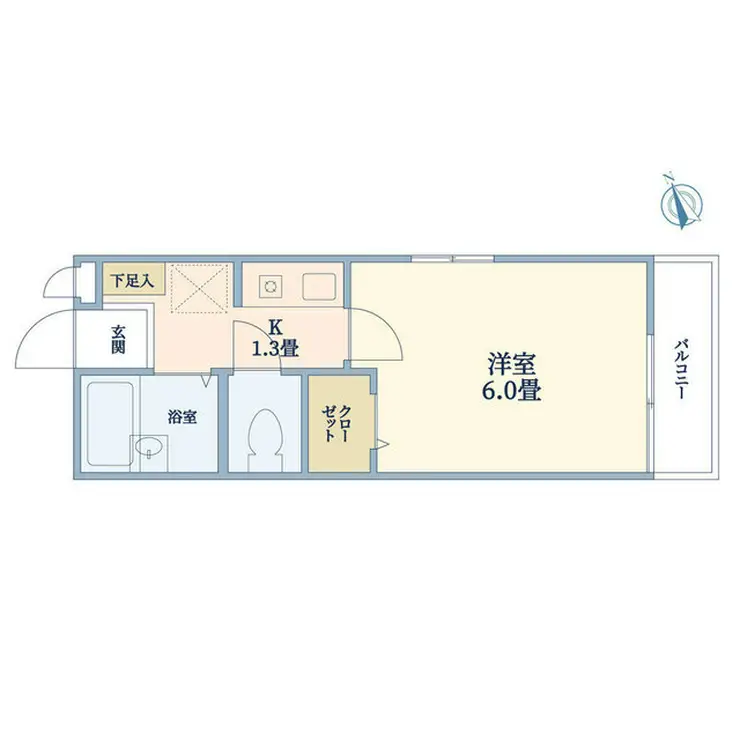 プラネットフラット 2階階 間取り