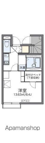 レオネクストソレイユ(1K/1階)の間取り写真
