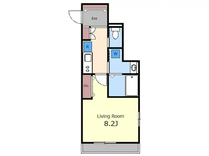デュエロ南池袋(1K/3階)の間取り写真