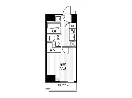 N-STAGE 板橋本町アジールコート(1K/2階)の間取り写真