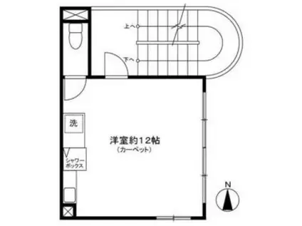 共和ビル(ワンルーム/3階)の間取り写真