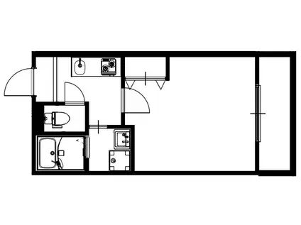 堺市中区土師町計画(1K/2階)の間取り写真