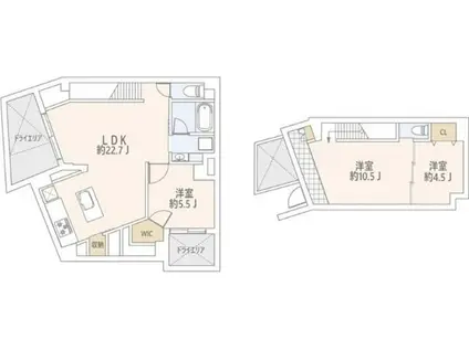 GRANDSTORY用賀II(3LDK/1階)の間取り写真