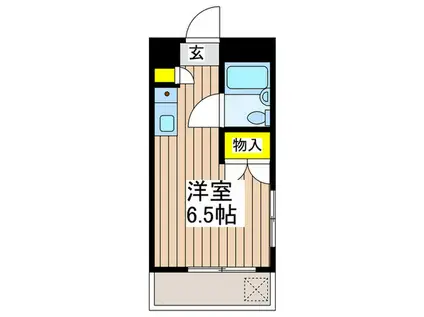 ヒルサイド洋光台I(ワンルーム/3階)の間取り写真