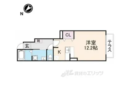 アーバン コート(1K/1階)の間取り写真