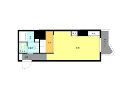 藤井ビル北17条II(1K/5階)の間取り写真