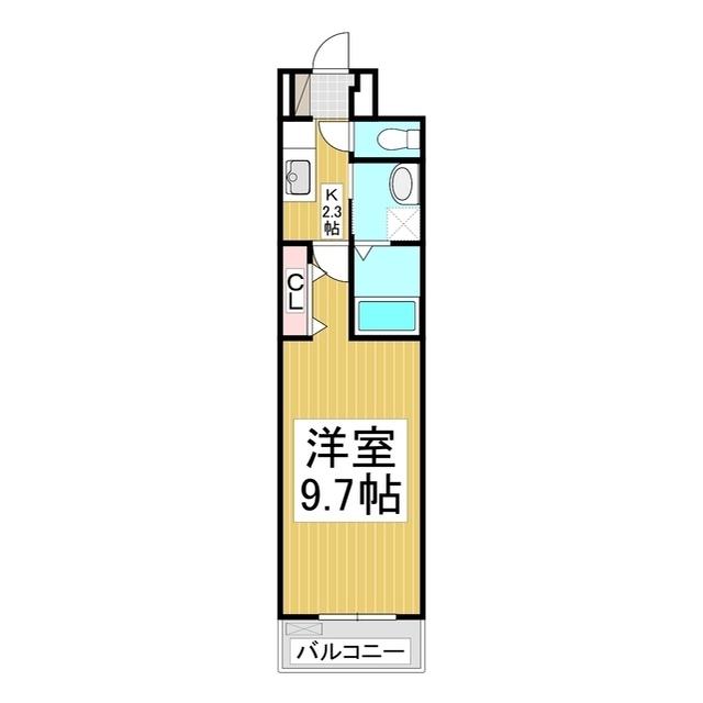 SUMIKAWA(1K/2階)の間取り写真