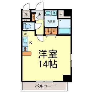 セントアビエス(ワンルーム/3階)の間取り写真