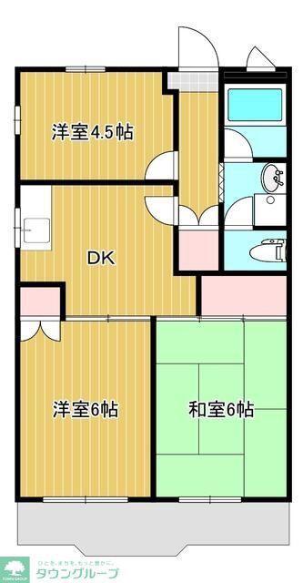 メゾンパーク(3DK/3階)の間取り写真