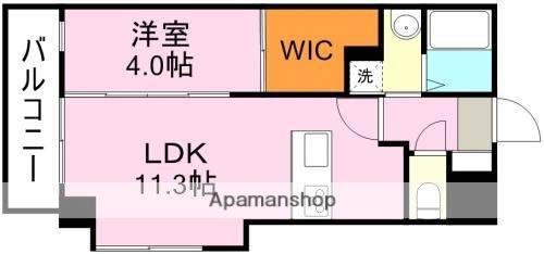 BAYSIDE MARINA(1LDK/3階)の間取り写真