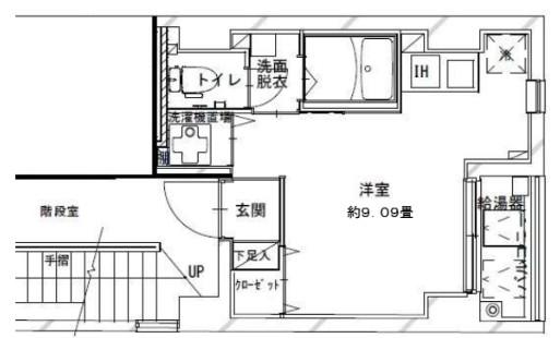 ワコーレジデンス(ワンルーム/4階)の間取り写真