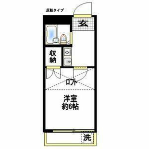 タウンコート西川口(1K/2階)の間取り写真