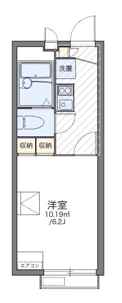 ＪＲ横浜線 相原駅 徒歩25分 2階建 築21年(1K/2階)の間取り写真