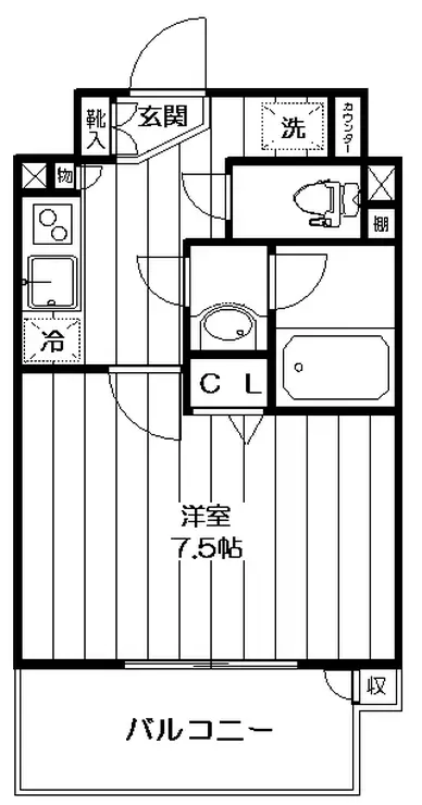 プライブ恵比寿 3階階 間取り