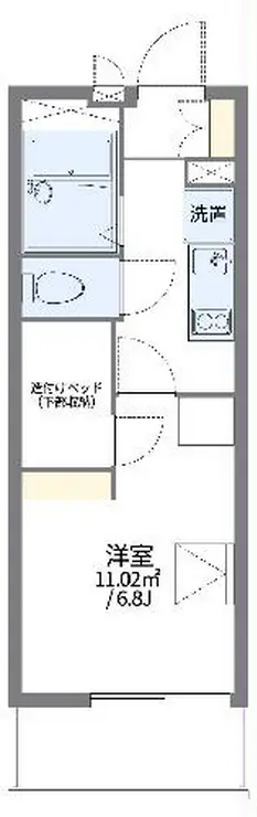 レオパレスユーフォリア 3階階 間取り