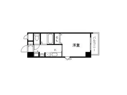 GP栄本町通(1K/9階)の間取り写真