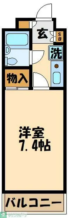 ハイコーポ能登 2階階 間取り