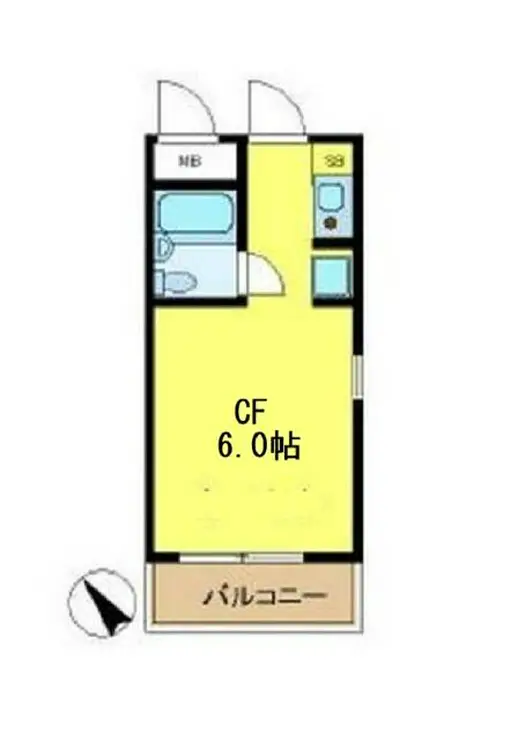 グローリア初穂池上 4階階 間取り
