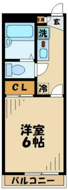 レオパレス輝跡 1階階 間取り