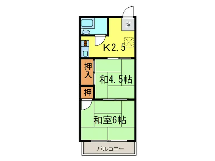 第2川島ビル 2階階 間取り
