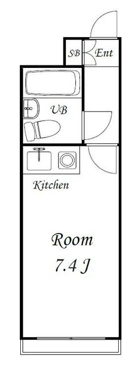 ダイアパレス亀有 2階階 間取り