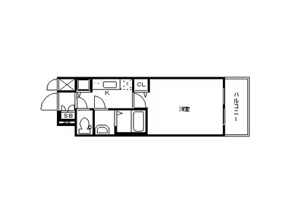 オハナ蘇我ガーデニア(3LDK/6階)の間取り写真