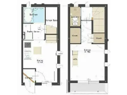 HY四谷(1LDK/1階)の間取り写真