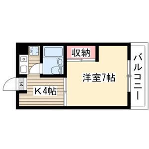 ヴァンベール本郷(1K/1階)の間取り写真