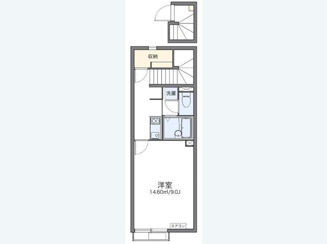 レオネクストサクセスII(1K/2階)の間取り写真