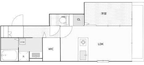 アイリープラザ上ノ丸(1LDK/1階)の間取り写真