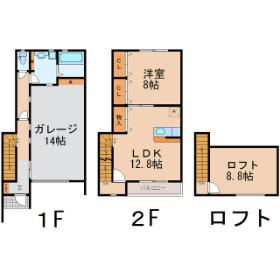 AREA42(1LDK/1階)の間取り写真