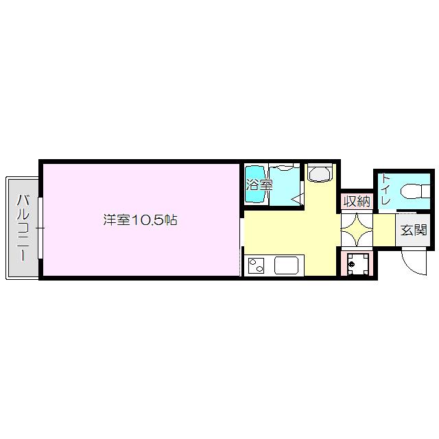 SSK・ノース OSAKA(1K/7階)の間取り写真
