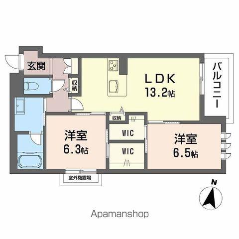 シャーメゾン セレーノ ベフ(2LDK/3階)の間取り写真