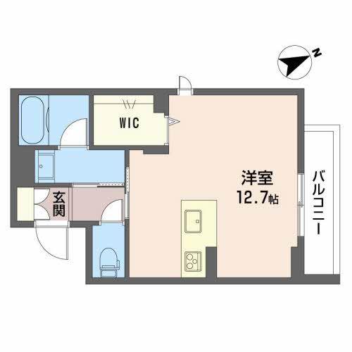 VIE CALME 32(ワンルーム/3階)の間取り写真