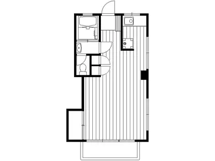 赤坂プリンセスピア(ワンルーム/6階)の間取り写真