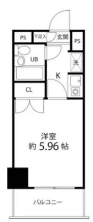 マイルストン東久留米 8階階 間取り