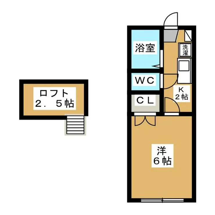 ヒルトップ銀河 2階階 間取り