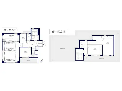 ボワシャトレII(3SLDK/3階)の間取り写真
