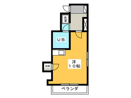 UCOURT金座町(ワンルーム/5階)の間取り写真