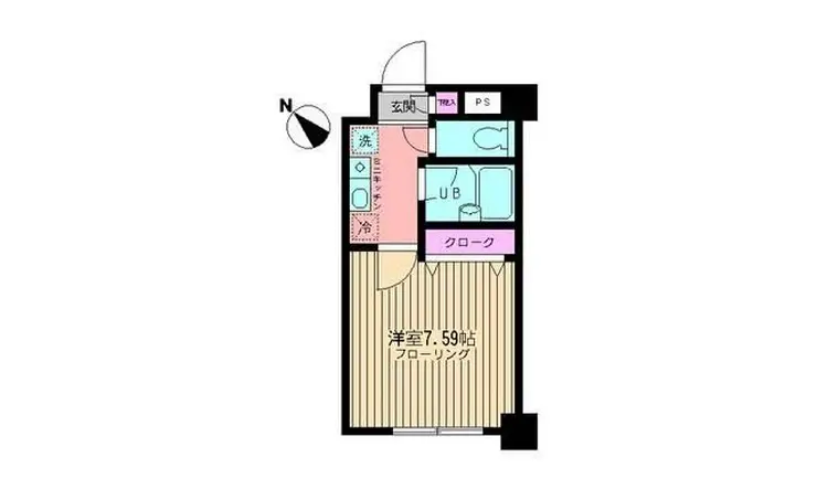 サンコート中島 3階階 間取り