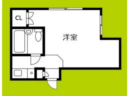 大和コーポ姫里(ワンルーム/5階)の間取り写真