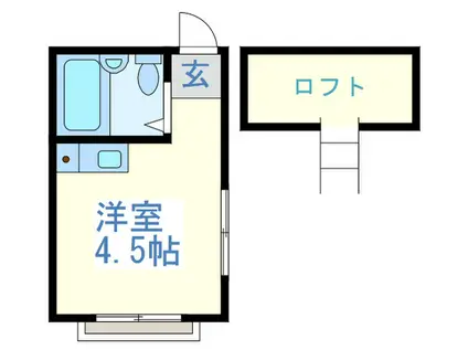 ペアパレス高円寺 パートII(ワンルーム/2階)の間取り写真
