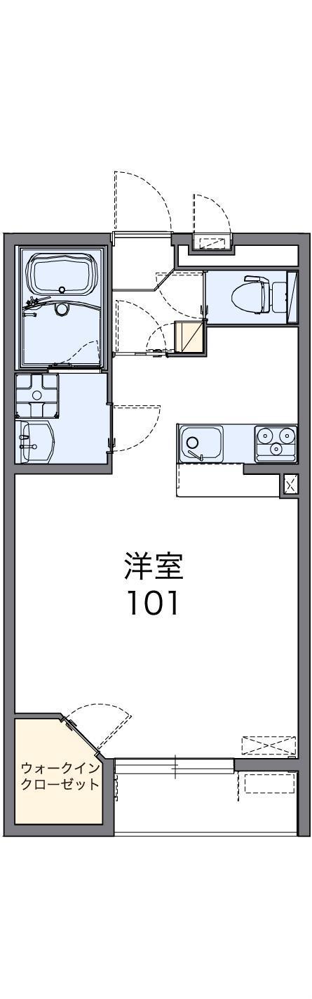 レオネクストTRY(1K/2階)の間取り写真