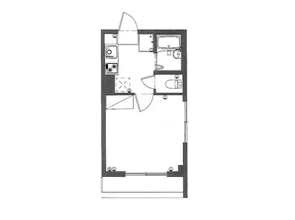 ハイツトレンディII(1K/2階)の間取り写真