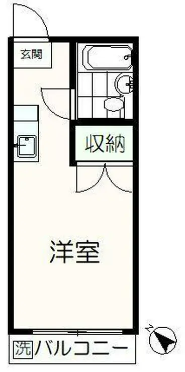 グランドール小林 2階階 間取り