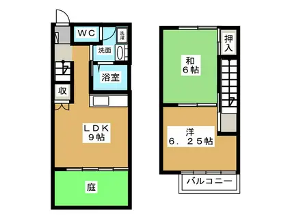 コーポ MK-I(2LDK/1階)の間取り写真