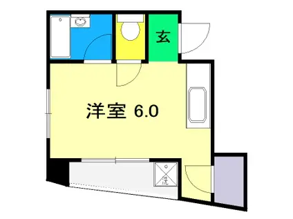 レジデンスオーキッド(ワンルーム/3階)の間取り写真